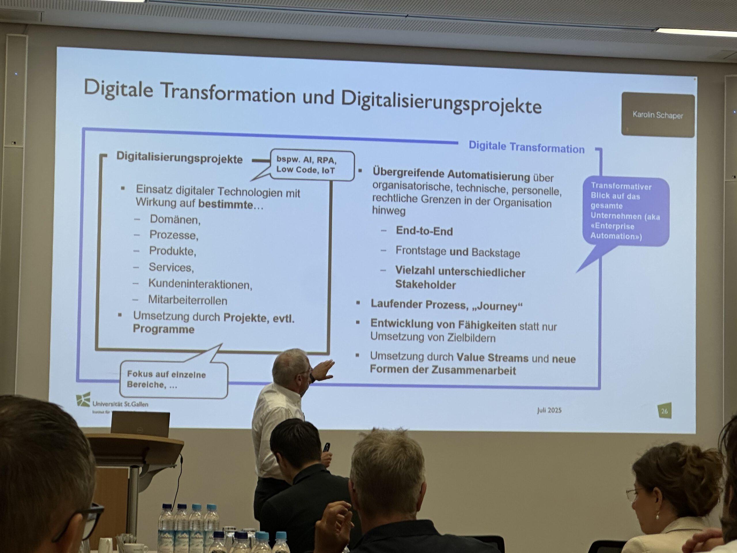 Transformation braucht einen Antriebsmotor – nicht nur Beraterpräsentationen.